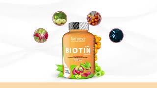 NATURYZ 100 Plant Based Biotin Tablets [upl. by Carina]