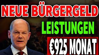 BürgergeldAnhebung €925 pro Monat in Reichweite [upl. by Lachance]