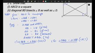 Q 45 Exercise 81 QUADRILATERALS  Class 9  Mathematics [upl. by Cristal]