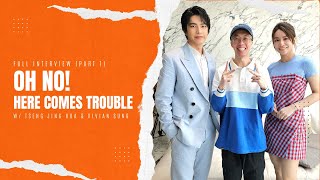 Part 1 Full Interview with Tseng Jing Hua amp Vivian Sung of quotOh No Here Comes Troublequot  Darren dt [upl. by Anahs317]