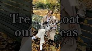 How to style trench coats outfit ideas oldmoneyfashion oldmoneyoutfit autumnfashion trenchcoat [upl. by Kenta]