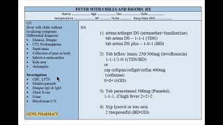 FEVER WITH CHILLS AND RIGORS RX [upl. by Annair28]