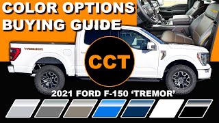 2021 Ford F150 TREMOR  Color Options Buying Guide [upl. by Orlosky]