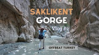 Saklikent Gorge Grand Canyon of Turkey  Offbeat Turkey Vlog 2 [upl. by Jodee]