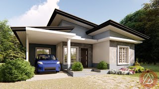 3 BEDROOMS MODERN BUNGALOW HOUSE DESIGN  ARKIPEACE [upl. by Knitter519]