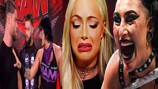 So Sad Update Rhea Ripley and Liv Morgan in heated back and forth spat on [upl. by Ainesy341]