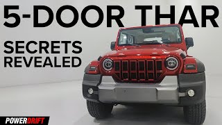 2024 Mahindra Thar 5 Door Everything You Need to Know  PowerDrift [upl. by Ihskaneem964]