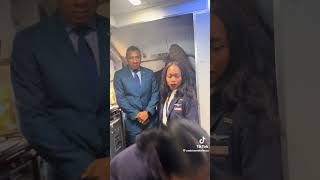 Meeting Jamaica’s Prime Minister Hon Andrew Holness while working a flight to Kingston jamaica [upl. by Junina488]