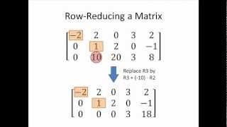 Elementary Linear Algebra Echelon Form of a Matrix Part 2 [upl. by Fawcett]