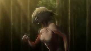 Levi Vs Female Titan  60 FPS [upl. by Avner]