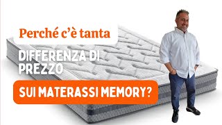 Perché cè tanta differenza di prezzo sui materassi memory [upl. by Haven]