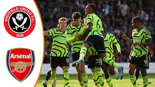 Sheffield United vs Arsenal  Extended Highlights amp Goals 2024  Football Life 2023 [upl. by Drape]