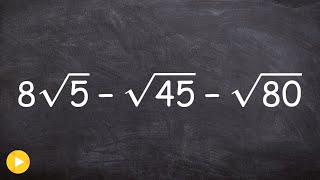 Simplify an expression by combining radicals [upl. by Colby292]