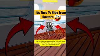 Chair💺 Is Hiding From Hunters😰🙆🏻‍♂️  Gone Wrong🤯  shorts gaming propandseek viralreels [upl. by Pattison]