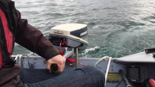 Running Evinrude 99 outboard [upl. by Suryc]