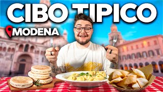 Provo il CIBO TIPICO a MODENA Emiliano e Modenese [upl. by Tiphane]