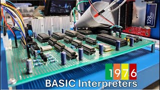 Homebrew 8080 Computer Part 3  BASIC Interpreters [upl. by Aenad]