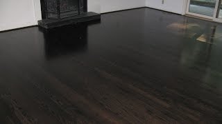 Staining Hardwood Floors [upl. by Ytinav837]