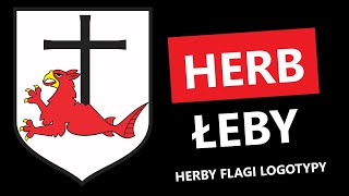 Herb Łeby  Herby Flagi Logotypy  104 [upl. by Aiuqenehs769]