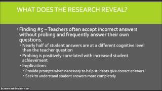 CLIU 21 Webinar Series Effective Questioning [upl. by Litt]