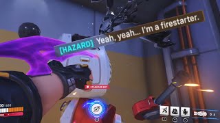 Hazards ingame Combat Voice Lines  New Overwatch Tank Hero [upl. by Jacques763]