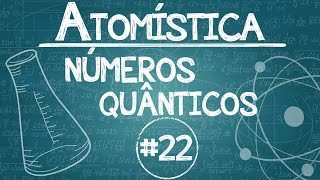 Química Simples 22  ATOMÍSTICA  Números Quânticos [upl. by Malinin]