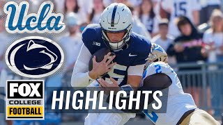 UCLA Bruins vs No 7 Penn State Nittany Lions Highlights  FOX College Football [upl. by Mairhpe]