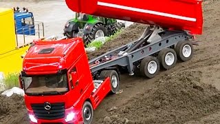 RC TRACTOR TRUCK EXCAVATOR AND MORE MANY THANKS FOR 8000 SUBSCRIBERS SPECIAL [upl. by Sobel40]