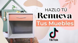 ✅GUIA COMPLETA PARA RESTAURAR muebles viejos😱 PASO A PASO ❤️ [upl. by Sedlik]