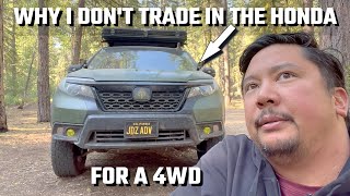 THE REAL REASON IM NOT TRADING IN MY HONDA for a 4WD honest observation [upl. by Isej845]