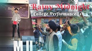 Last Year Performance in College  Rainy Midnight Song  Srishti MANIPAL  Rap thestarlion [upl. by Eneladgam]