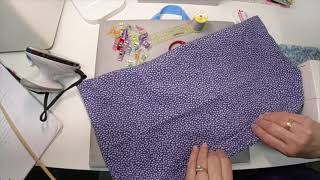 Beginner Sewing  Lets make a Popcorn Bag for a quick healthy snack [upl. by Brenden]