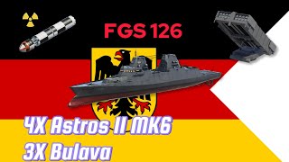 Astros II MK6  RSM Bulava gameplay  FGS 126  Modern Warships [upl. by Gilford]