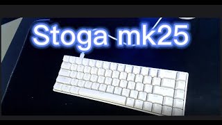 Unboxing the Stoga Mk 25 mechanical keyboard [upl. by Jaylene536]