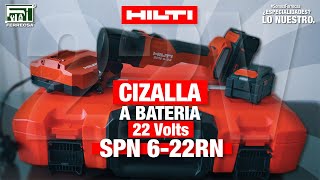 Cizalla Inalámbrica 22V SPN 6A22RN Hilti  REVIEW [upl. by Vitoria]