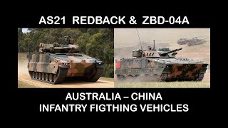 AS21 Redback amp ZBD04A Australia  China Infantry Fighting Vehicles [upl. by Asirap]