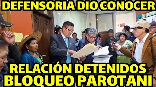 DETENIDOS POR PEDIR MEJORAS ECONOMICAS EN BOLIVIA FUERON ENVIADOS PENAL DE SAN PEDRO Y DE OBRAJES [upl. by Dougy]