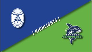 HIGHLIGHTS  Toronto vs Seattle [upl. by Weidman]