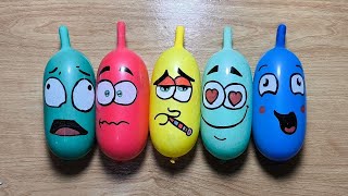 BALLOONS Slime  Making Slime with Funny Balloons  Satisfying Slime video [upl. by Nennek]