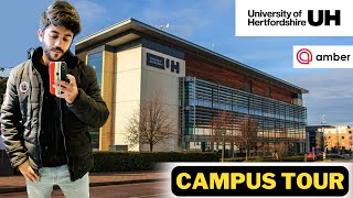 University of Hertfordshire Campus Tour 🇬🇧 Job Opportunities 🤷‍♂️ Accommodation  hertfordshire [upl. by Ahsieym]