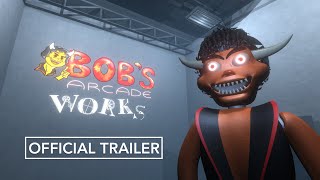 Bobs Arcade Works  Official Trailer New Mascot Horror Game [upl. by Alyahc]