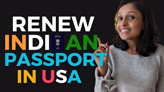 How To Renew Indian Passport in the US [upl. by Culbertson]