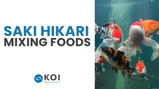 SakiHikari and Beyond Experimenting with Koi Food Mixes [upl. by Nomma]