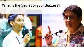 Dr Kiran Bedis quotSecret of Successquot [upl. by Fanya821]