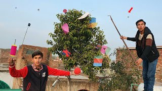 New Trick Caught kite With Trees 2022 [upl. by Siramay611]