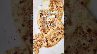 EASY ZA’ATAT FLATBREADS  GF amp VEGAN  YEAST FREE RECIPE [upl. by Naujaj]