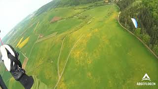 Gleitschirmfliegen soaring am Fürstenberg nord  Abgeflogen Flywear [upl. by Drucie]