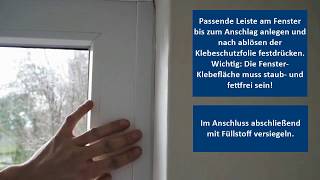 Fachgerecht Verleisten u Abdichten beim Fensteraustausch [upl. by Anyad59]