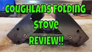 Coughlans Folding Stove  Product Review [upl. by Ailisec]