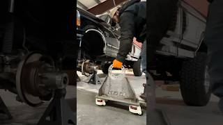 Getting the 05 axle swap started smallbusiness obsford powerstrokenation f450 f350 [upl. by Zeugirdor]